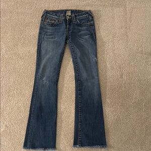 True Religion Bobby Distressed Women's Jeans Size 28